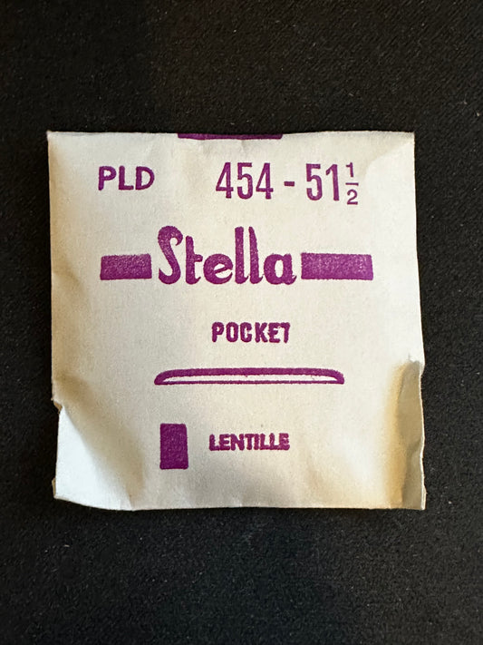 Stella PLD-454 51½ Round Pocket Watch Crystal 45.4mm - New