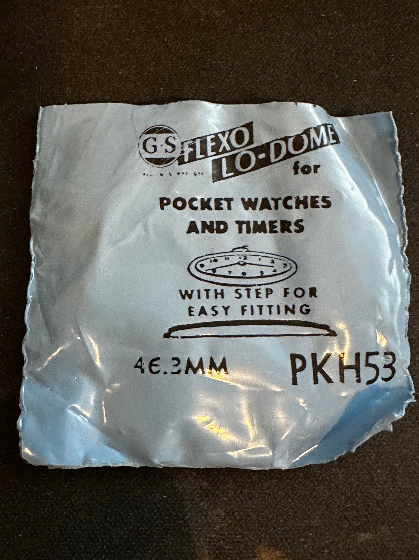 GS PKH53 Pocket Watch Crystal 46.3mm - New