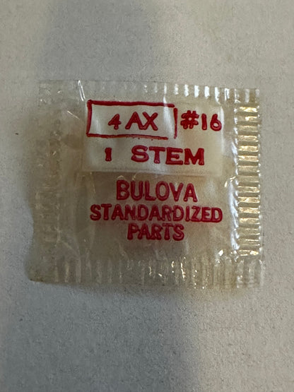 Bulova Factory stem for caliber 4AX - new in package