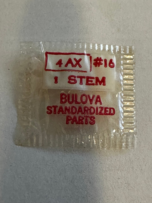 Bulova Factory stem for caliber 4AX - new in package