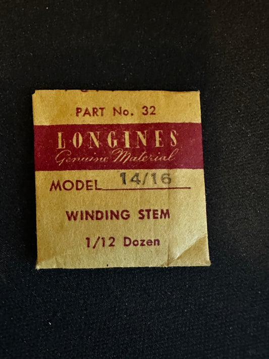 Longines Factory stem for caliber 14.16 - new in package