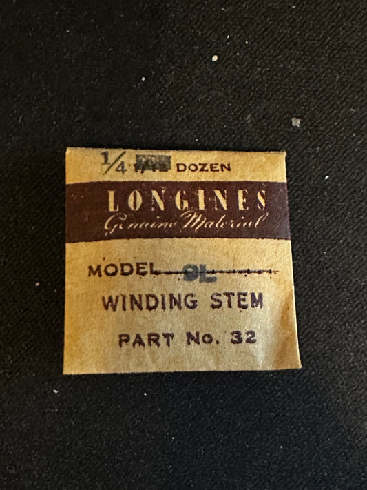 Longines Factory stem for caliber 9L - new in package