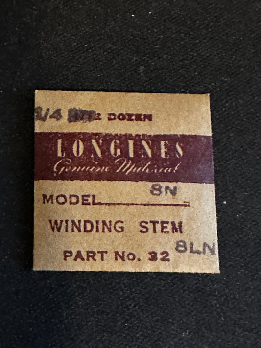 Longines Factory stems for caliber 8N, 8LN, set of 3 - new in envelope