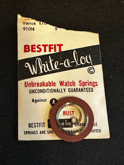 BESTFIT Mainspring 910N for Venus caliber 170 Chronograph - Alloy