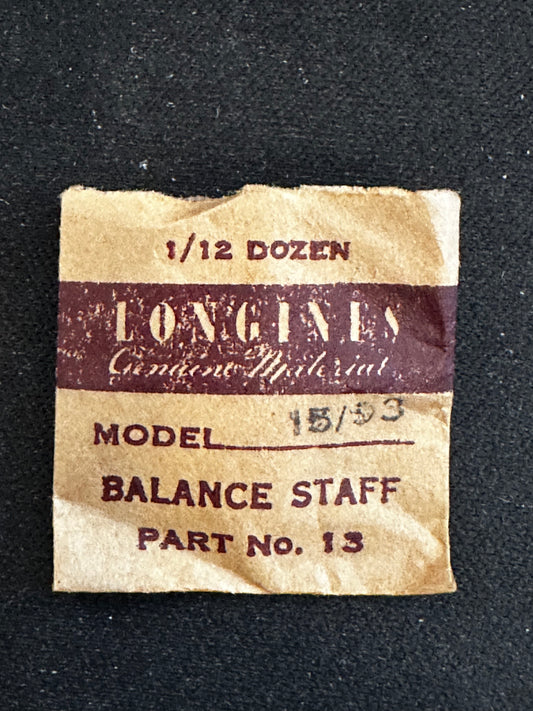 Longines Factory stems for caliber 15.93, set of 2 - new in envelope