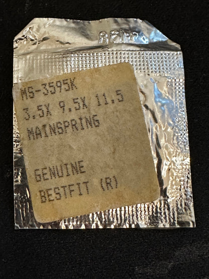 BESTFIT Mainspring 3595K for Caravelle caliber 11D0 - Alloy