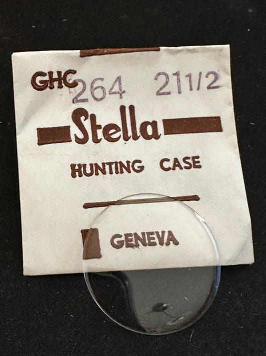 Stella GHC Hunting Case Crystal 26.4mm (size 21½) - New