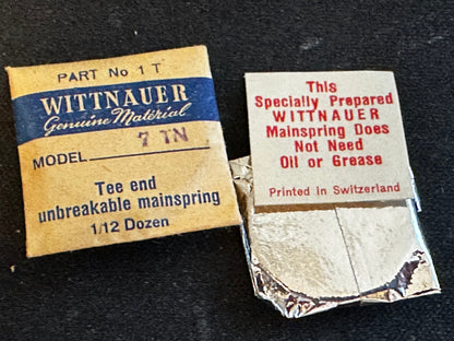 Wittnauer Factory Mainspring for caliber 7TN - Alloy