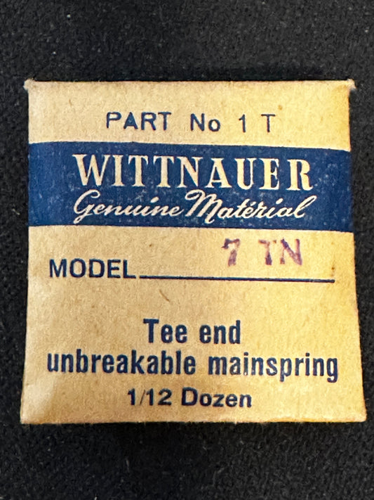 Wittnauer Factory Mainspring for caliber 7TN - Alloy