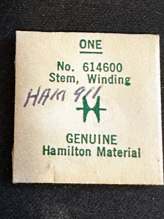 Hamilton Factory Stem / Winding Arbor for 22/0s Hamilton No. 614600