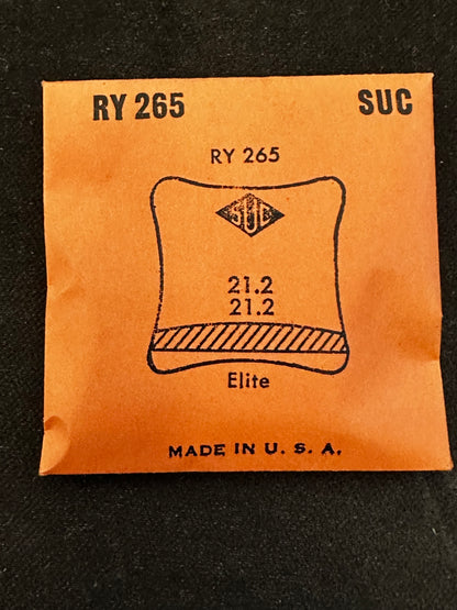 SUC Rocket Crystal RY 265 for ELITE butterfly shape mens case - 21.2 x 21.2mm - New