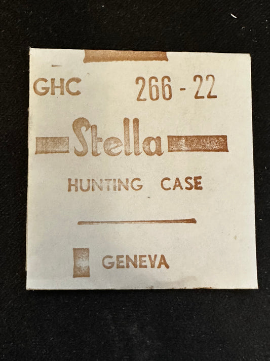 Stella GHC Hunting Case Crystal 26.6mm (size 22) - New
