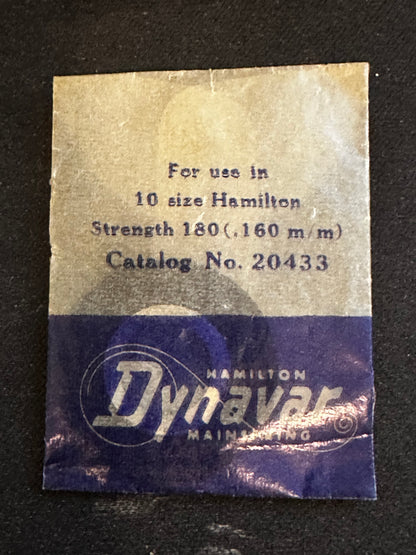 Hamilton Dynavar 10s Mainspring for 917, 921, 923 & 945 No. 20433 - Alloy