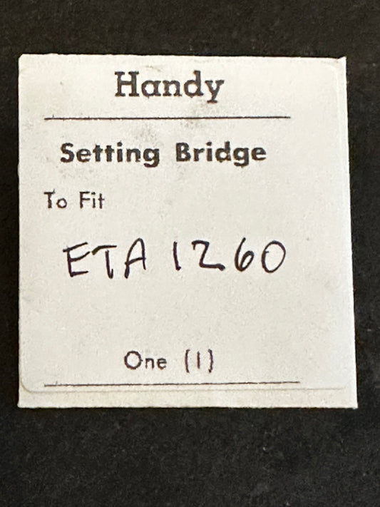 Handy Set Lever Bridge for ETA caliber 1260 - new