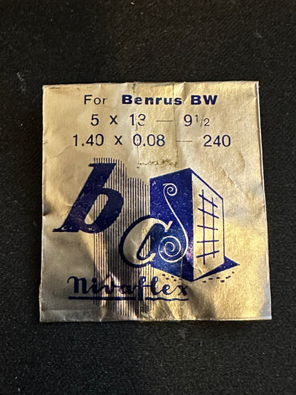 Nivaflex Mainspring for Benrus caliber BW - Alloy