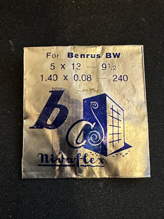 Nivaflex Mainspring for Benrus caliber BW - Alloy
