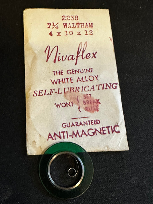 Nivaflex Unbreakable Mainspring for Waltham 7¼ ligne No. 2238 - Alloy