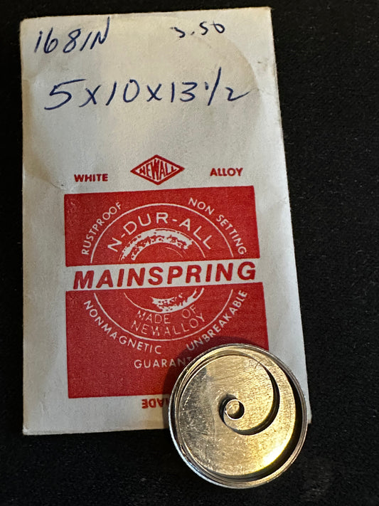 NEWALL Mainspring #1681N for FHF (Font) 27, 271, AS 1031 - Alloy