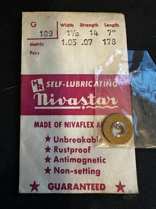 HR Nivastar Mainspring G189 for Omega caliber 690 - Alloy