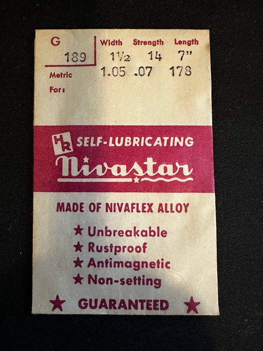 HR Nivastar Mainspring G189 for Omega caliber 690 - Alloy