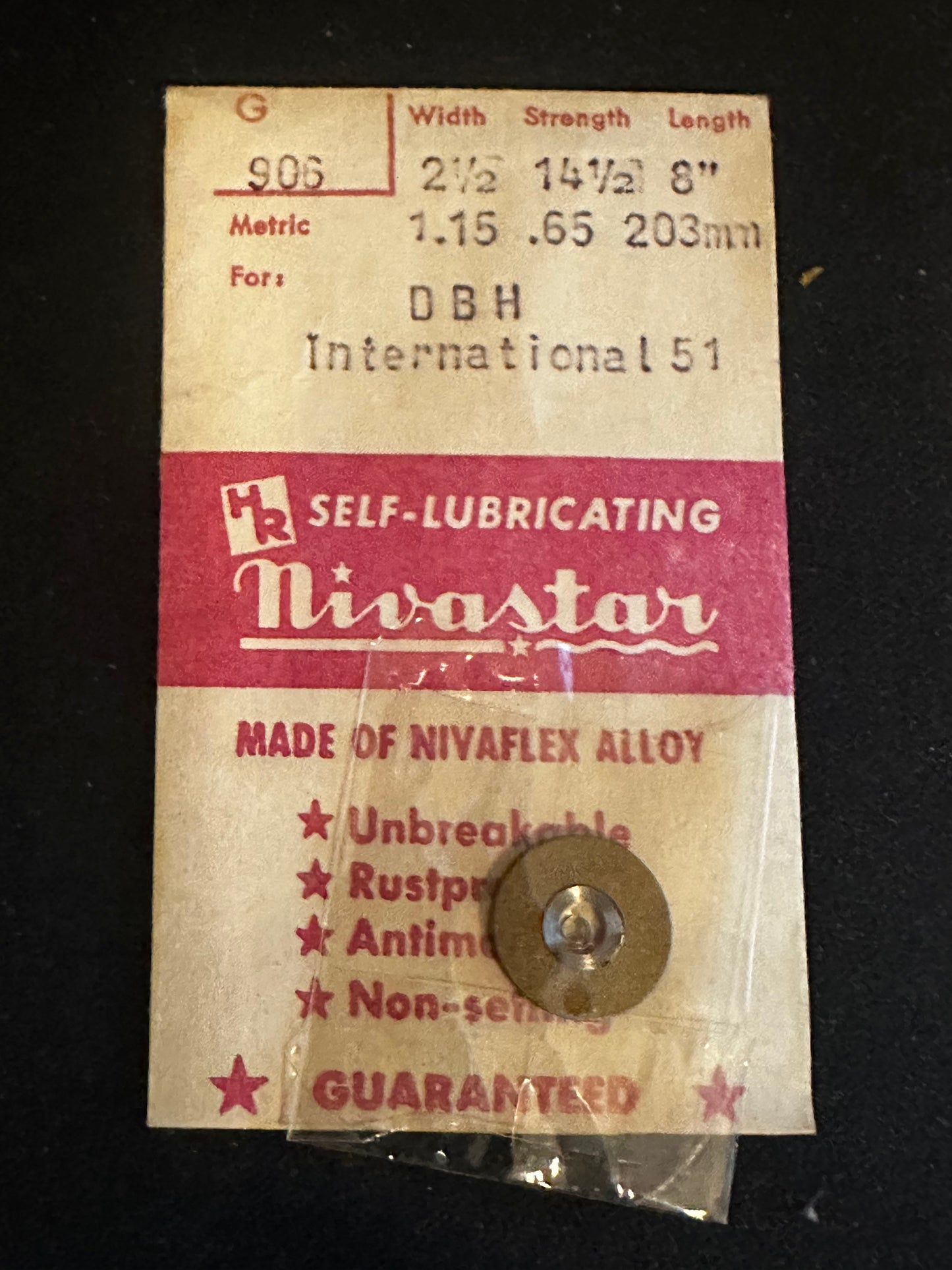 HR Nivastar Mainspring G906 for International caliber 51 - Alloy