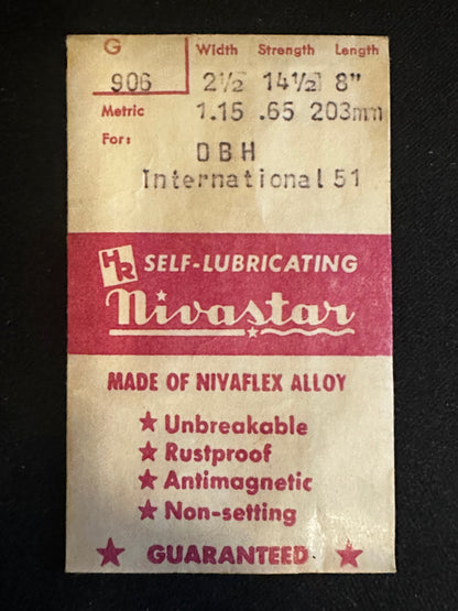 HR Nivastar Mainspring G906 for International caliber 51 - Alloy