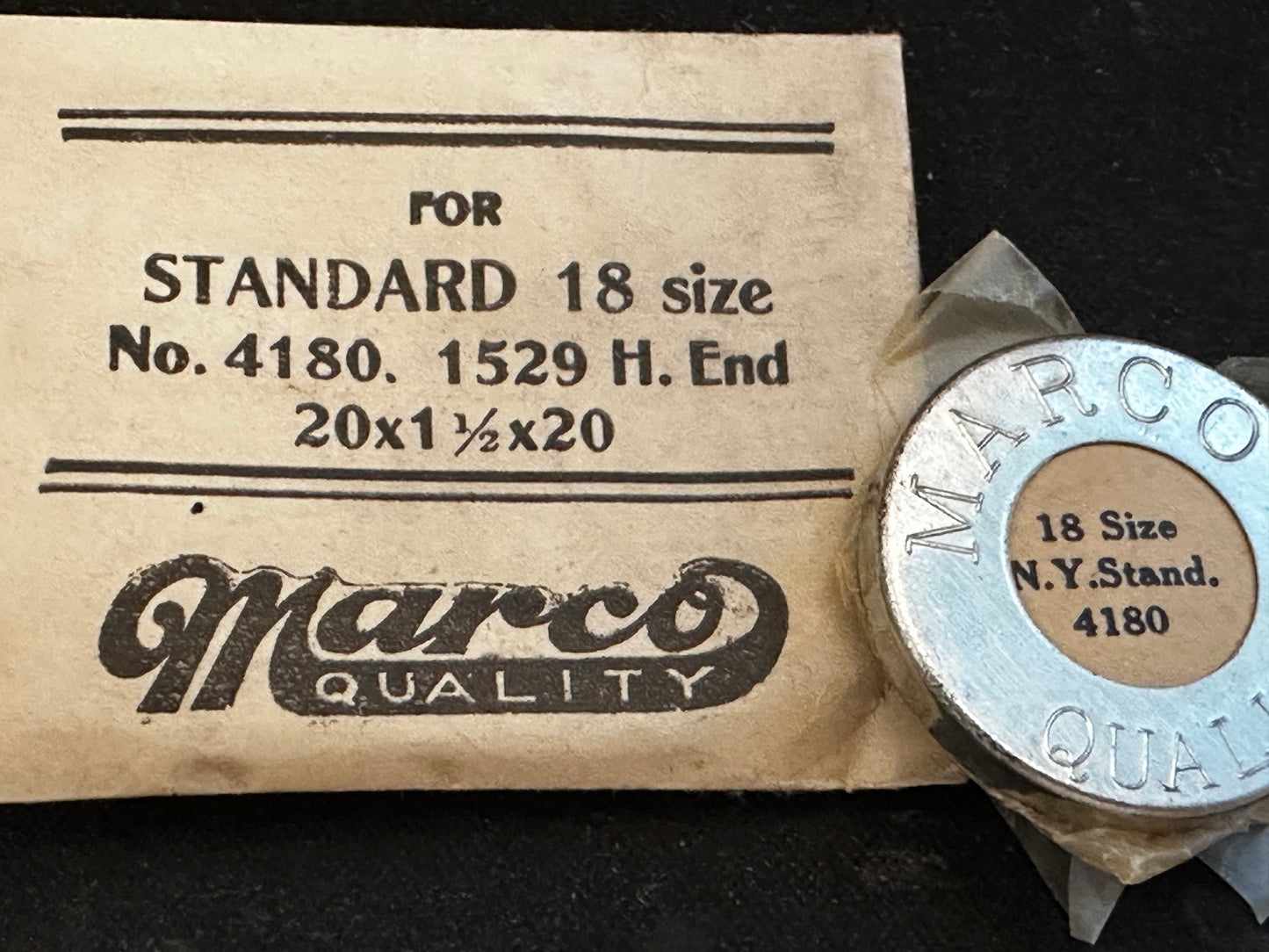 Marco Mainspring #701 for N.Y. Standard 18s No. 2189 - Steel
