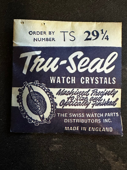 Tru-Seal Round Wrist Watch Crystal sizes 18 thru 33