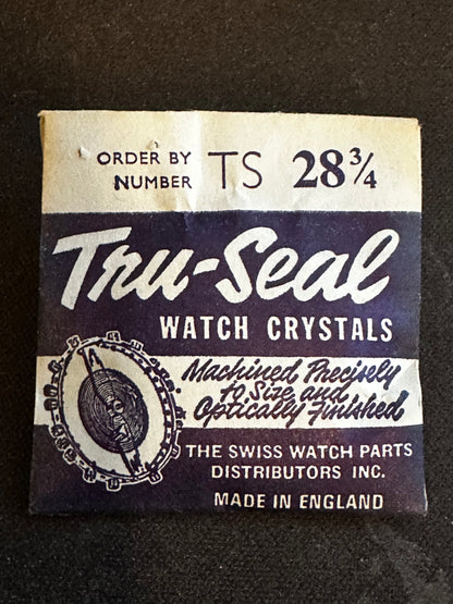 Tru-Seal Round Wrist Watch Crystal sizes 18 thru 33