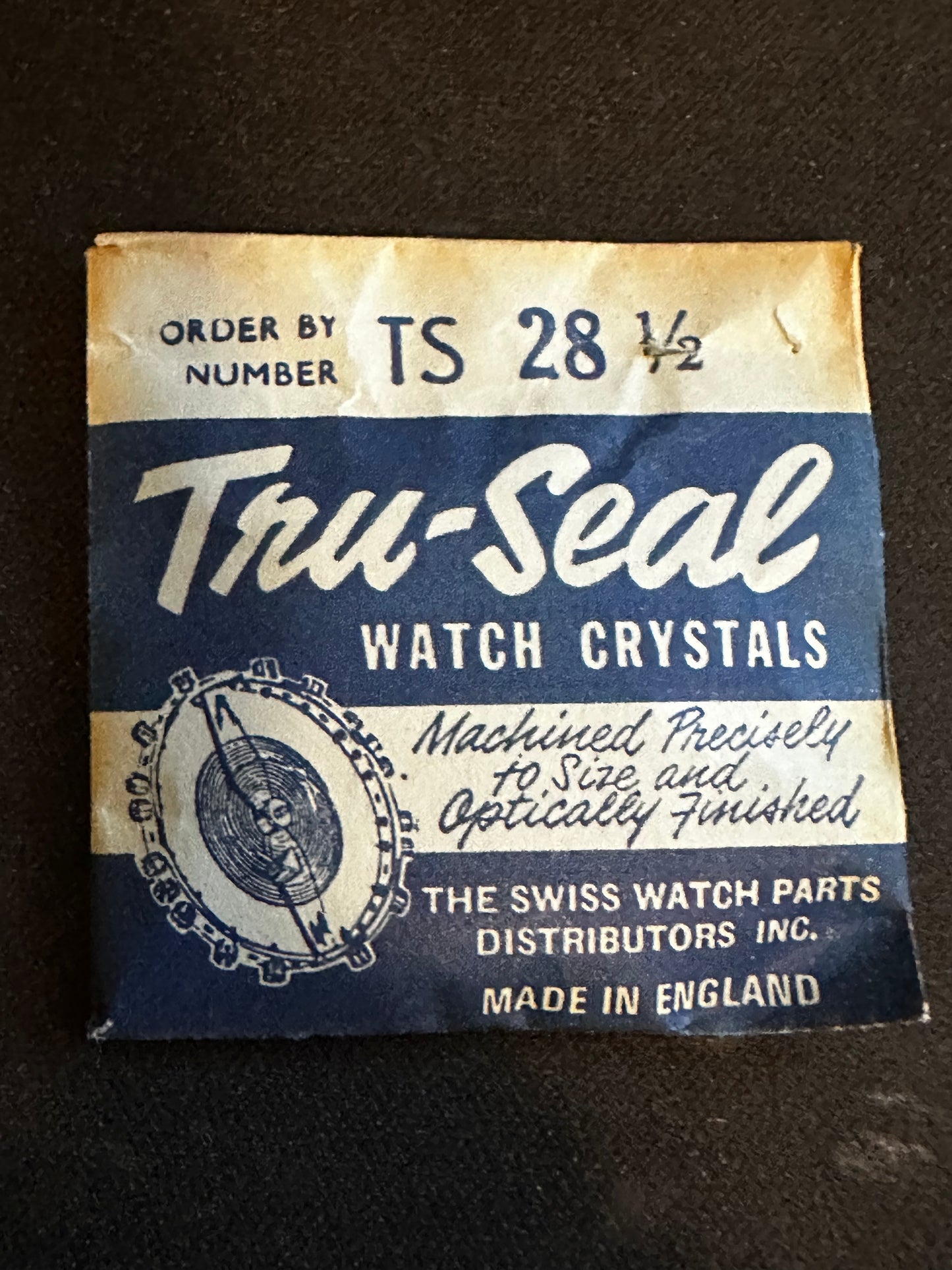 Tru-Seal Round Wrist Watch Crystal sizes 18 thru 33