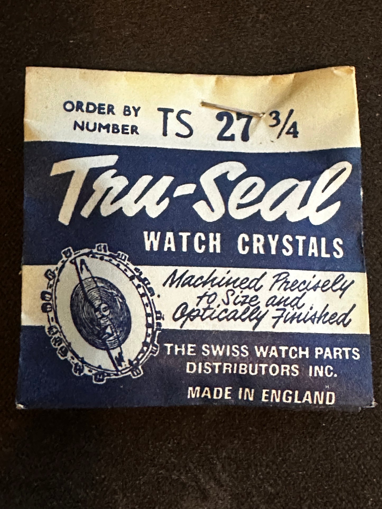 Tru-Seal Round Wrist Watch Crystal sizes 18 thru 33