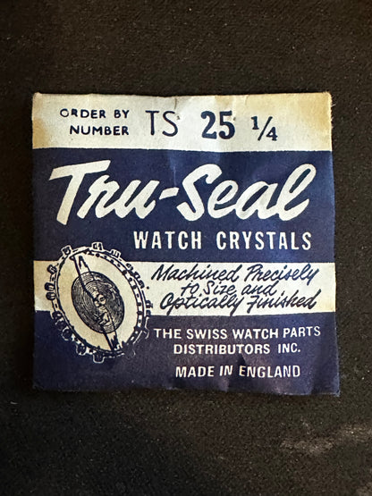 Tru-Seal Round Wrist Watch Crystal sizes 18 thru 33