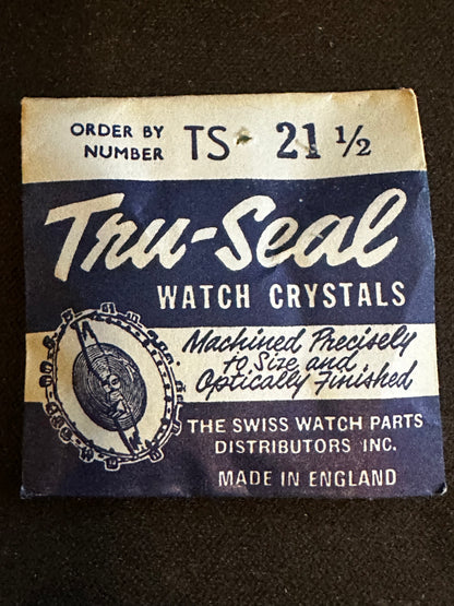 Tru-Seal Round Wrist Watch Crystal sizes 18 thru 33