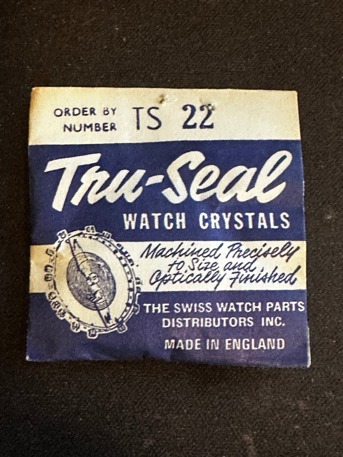 Tru-Seal Round Wrist Watch Crystal sizes 18 thru 33