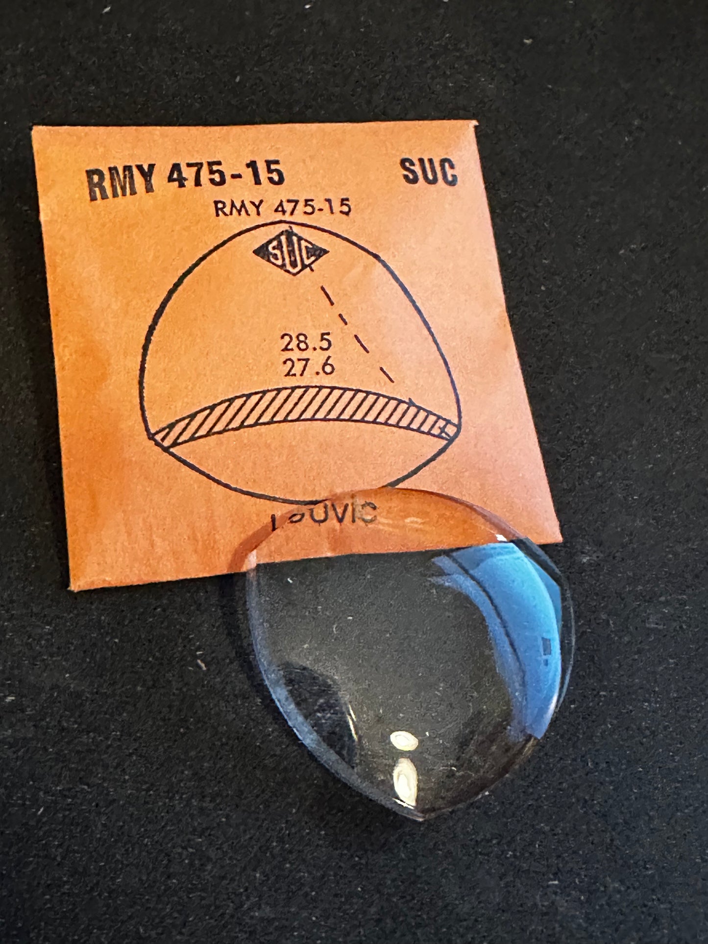 SUC Rocket Fancy Crystal RMY 475-15 for LOUVIC - 28.5 x 27.6mm - New