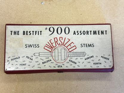 BESTFIT Assortment #900 of Oversized Swiss Stems for Wrist Watches
