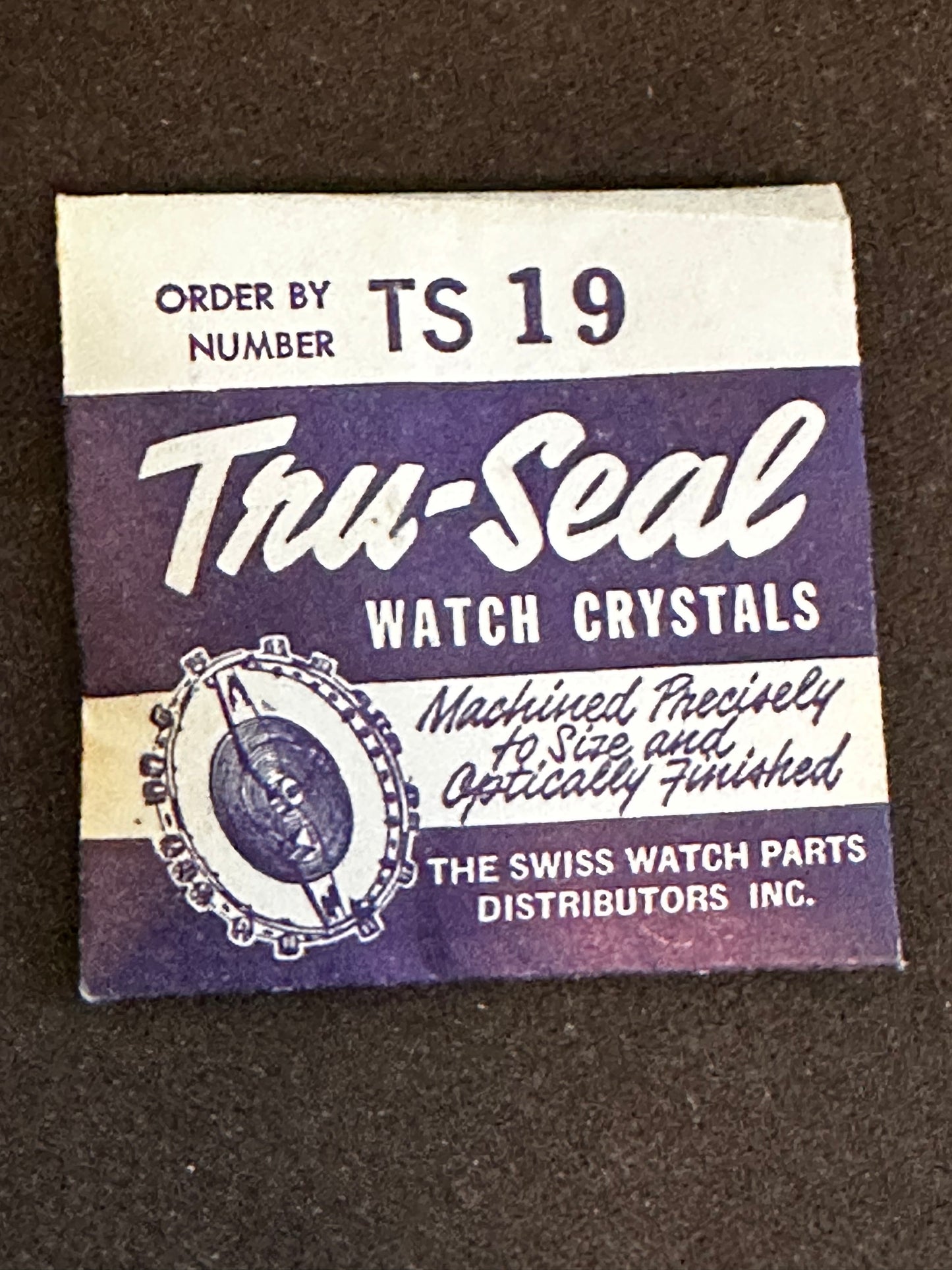 Tru-Seal Round Wrist Watch Crystal sizes 18 thru 33