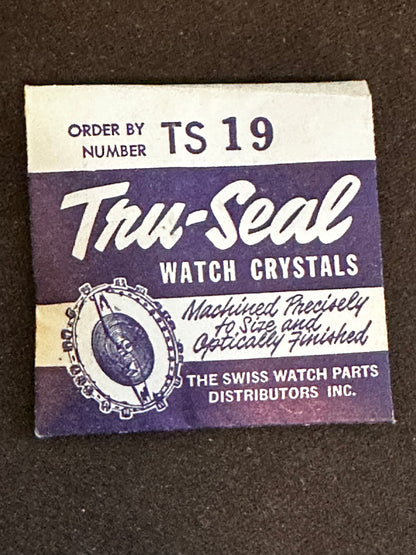 Tru-Seal Round Wrist Watch Crystal sizes 18 thru 33