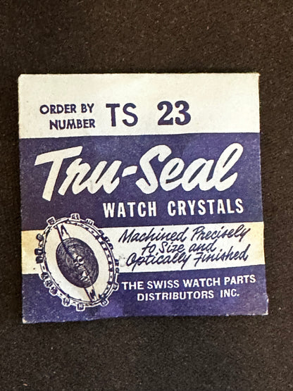 Tru-Seal Round Wrist Watch Crystal sizes 18 thru 33