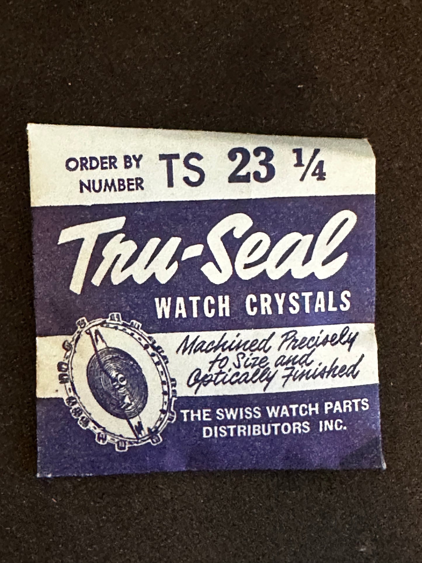 Tru-Seal Round Wrist Watch Crystal sizes 18 thru 33