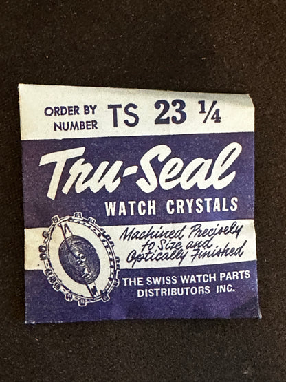 Tru-Seal Round Wrist Watch Crystal sizes 18 thru 33