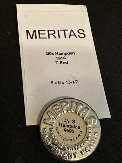 MERITAS Mainspring for 3/0s Hampden No. 9696 - Steel
