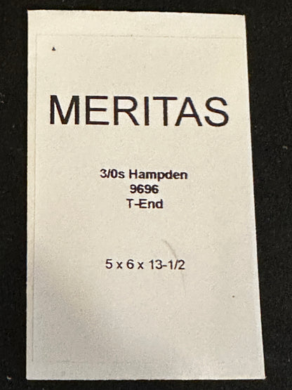 MERITAS Mainspring for 3/0s Hampden No. 9696 - Steel