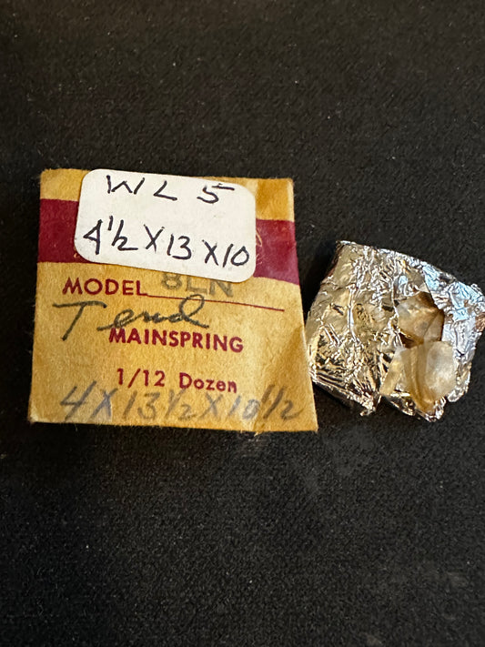 Longines Factory Mainspring for caliber 8LN, 8/68N - Steel