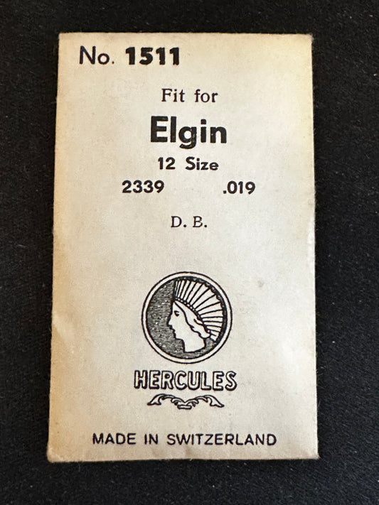 Hercules Mainspring #1511 for Elgin 12s No. 2339 - Steel