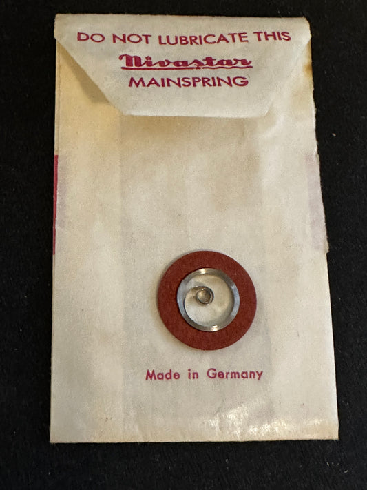 HR Nivastar Mainspring G552 for Cyma 404, ETA 865 & Pierce 100 - Alloy