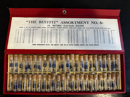 BESTFIT Assortment 6c of Metric Gauged Hands from 3 to 10 ligne