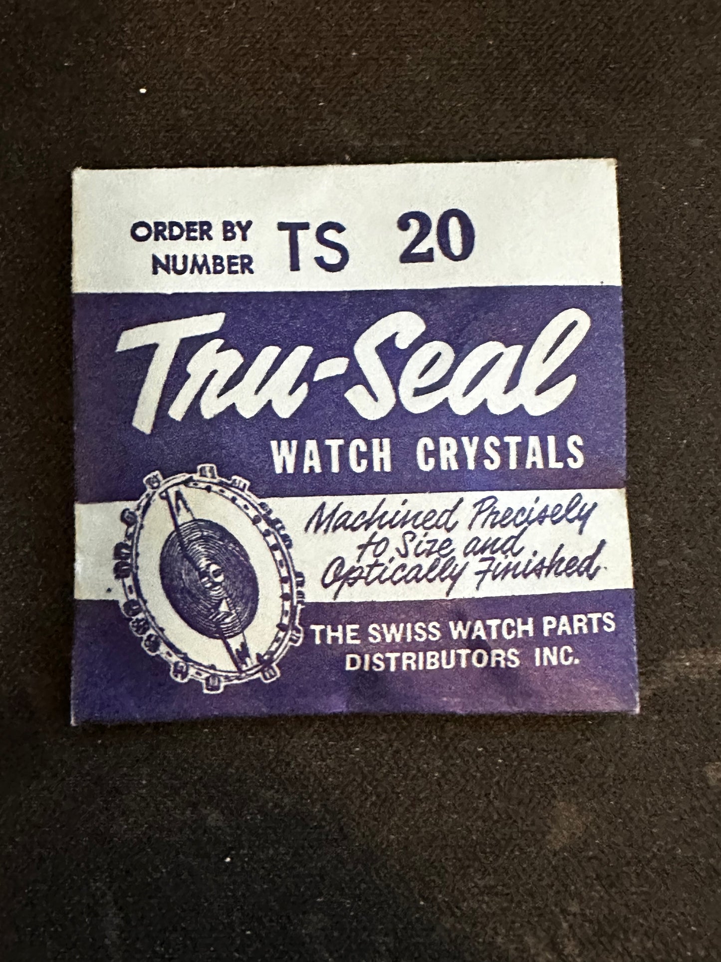 Tru-Seal Round Wrist Watch Crystal sizes 18 thru 33