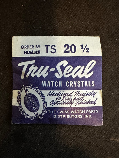 Tru-Seal Round Wrist Watch Crystal sizes 18 thru 33