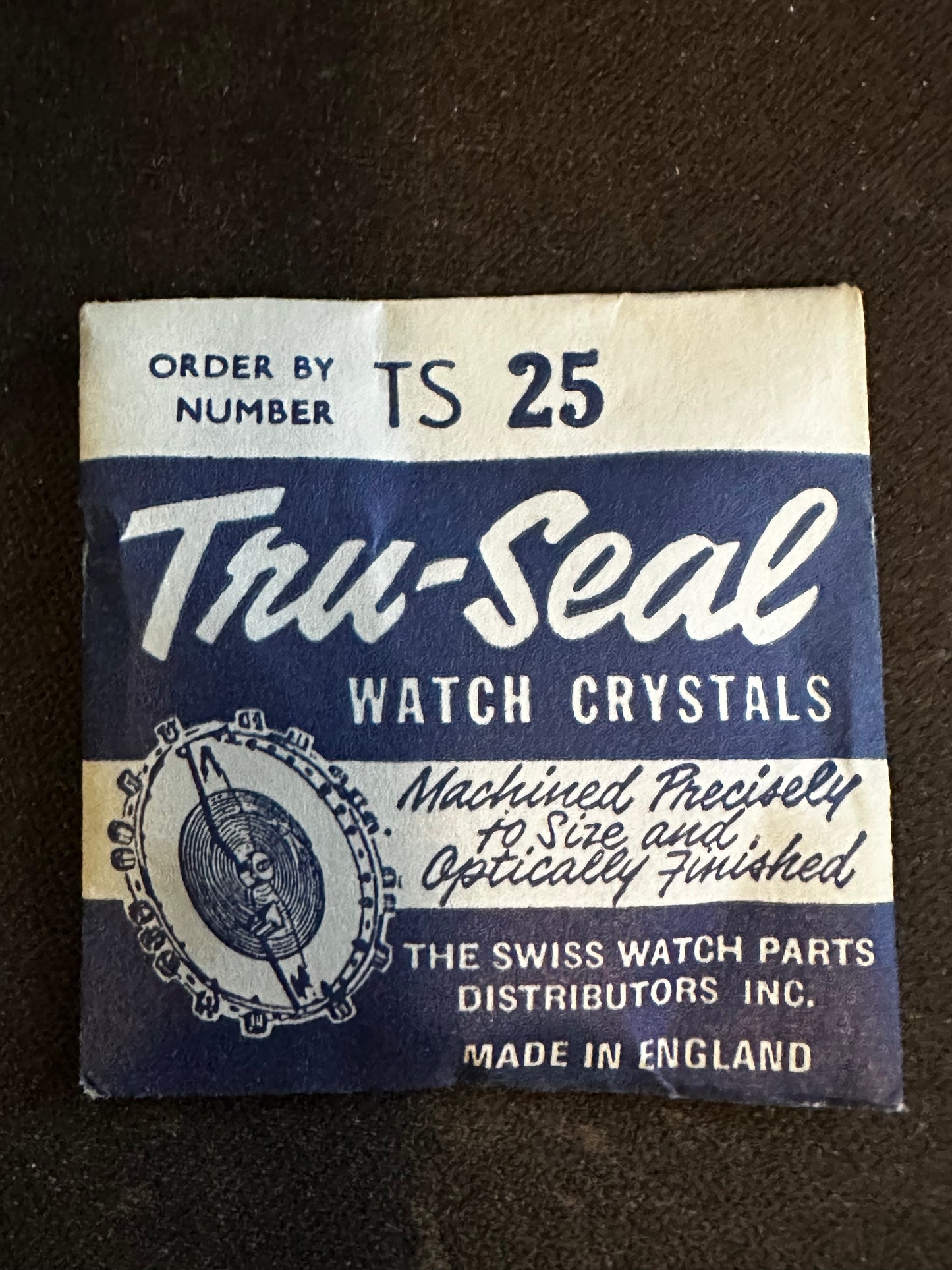 Tru-Seal Round Wrist Watch Crystal sizes 18 thru 33